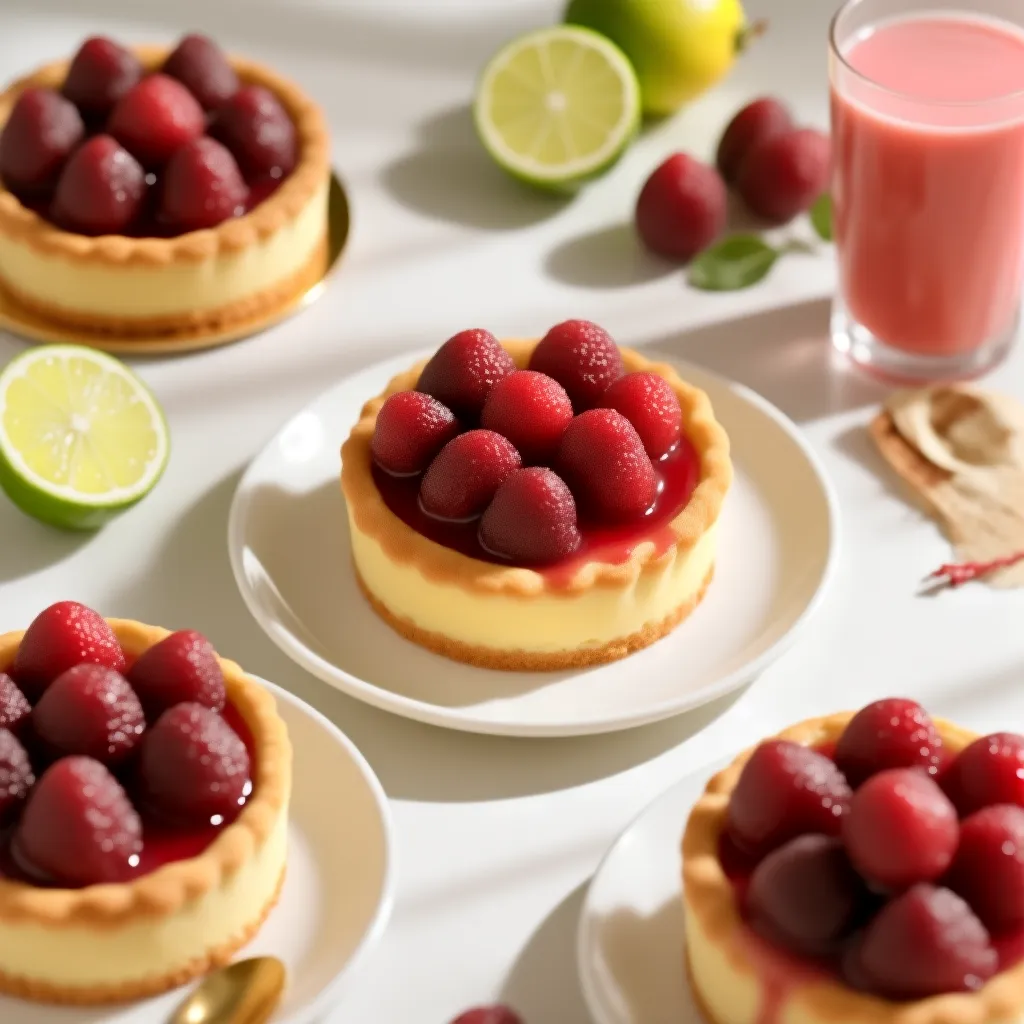 Tarta de Limón y Frambuesa - receta tradicional