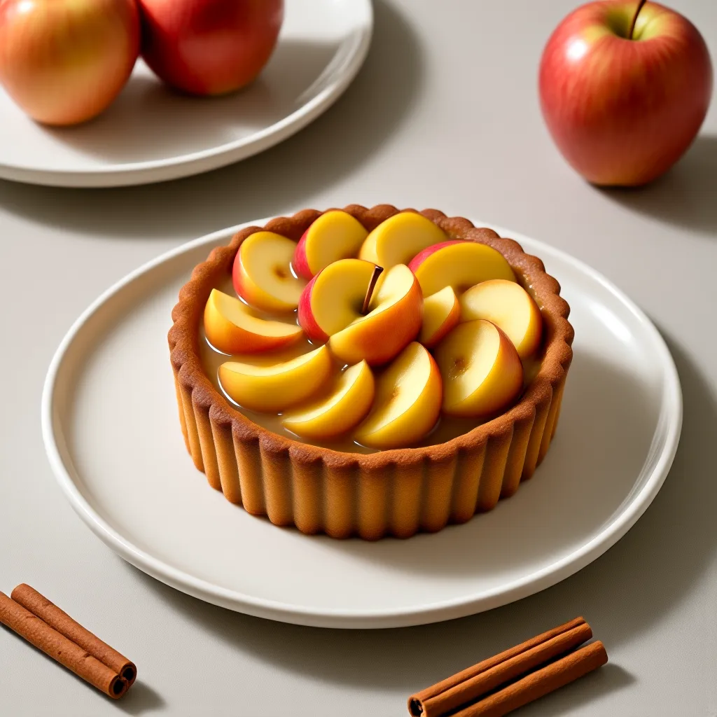 Tarta de Manzana y Canela Fría