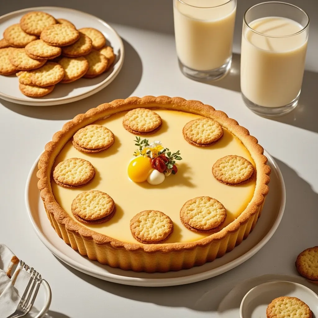 Tarta de Queso Griega con Galletas Marie