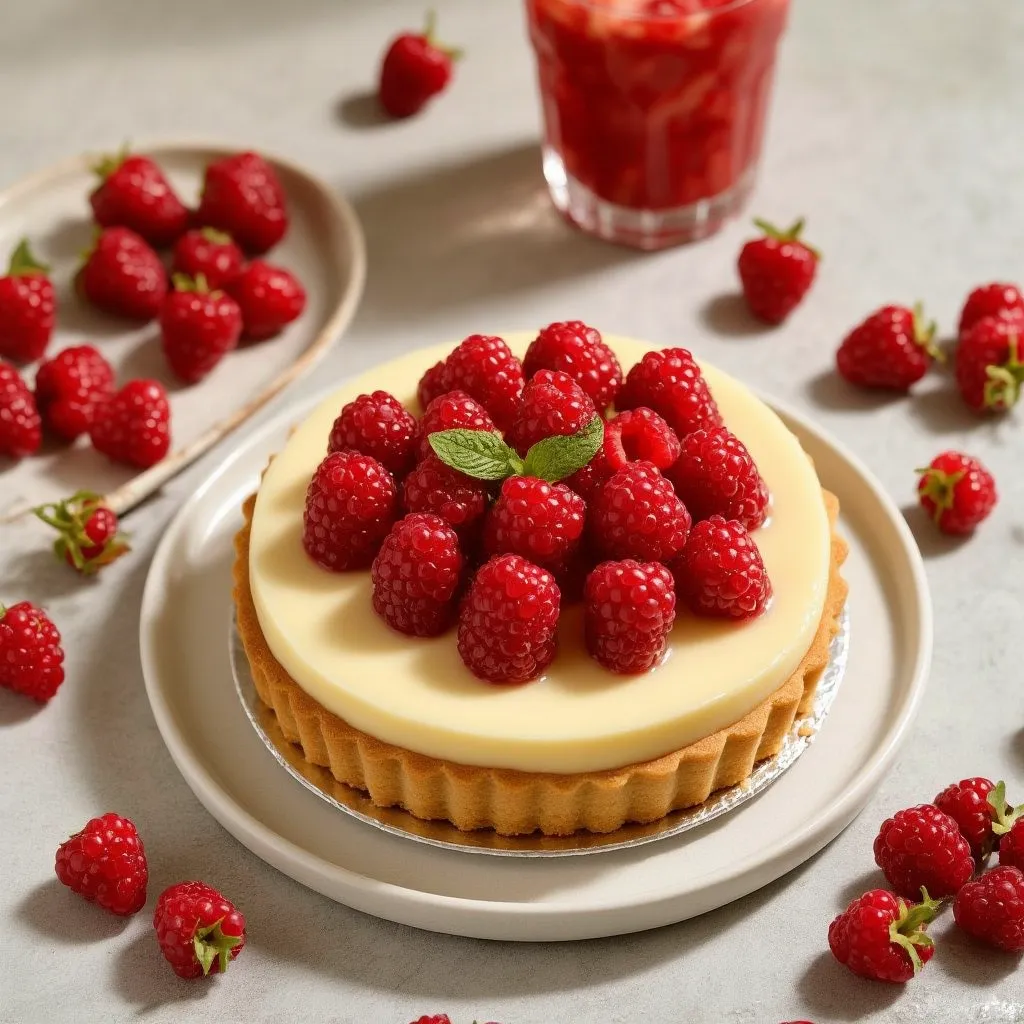 Tarta de Queso y Fresas Estilo Francés