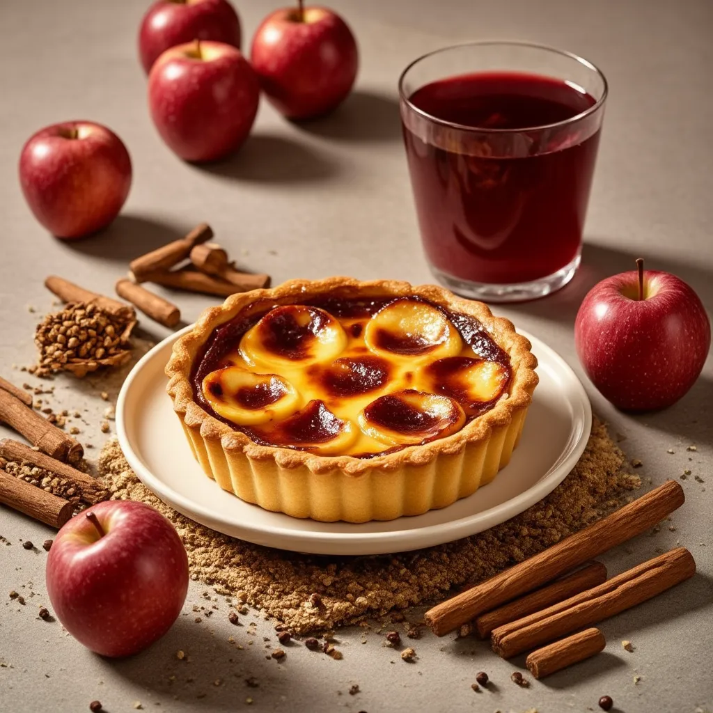 Tarte Tatin de Manzana al Vino Tinto