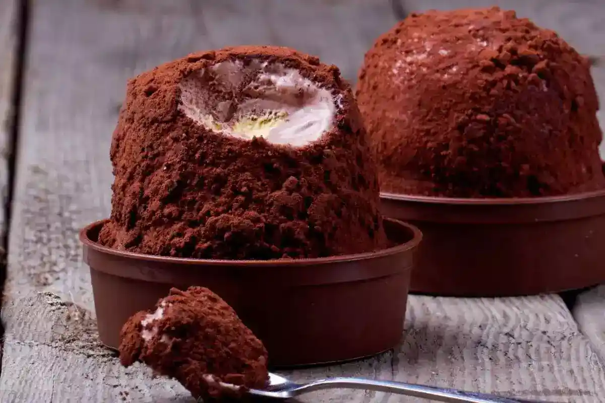 Tartufo italiano de chocolate y avellanas