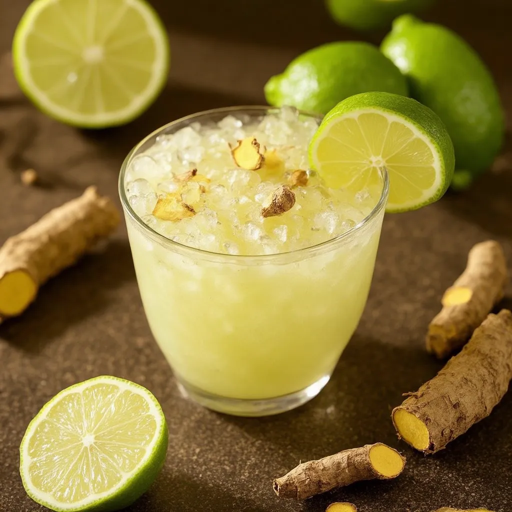 Té Helado de Jengibre y Limón - receta tradicional