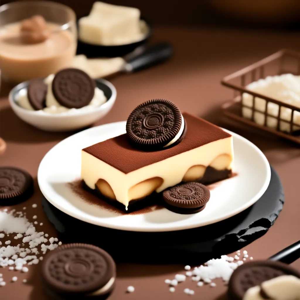Tiramisú de Oreo y Nata - receta tradicional
