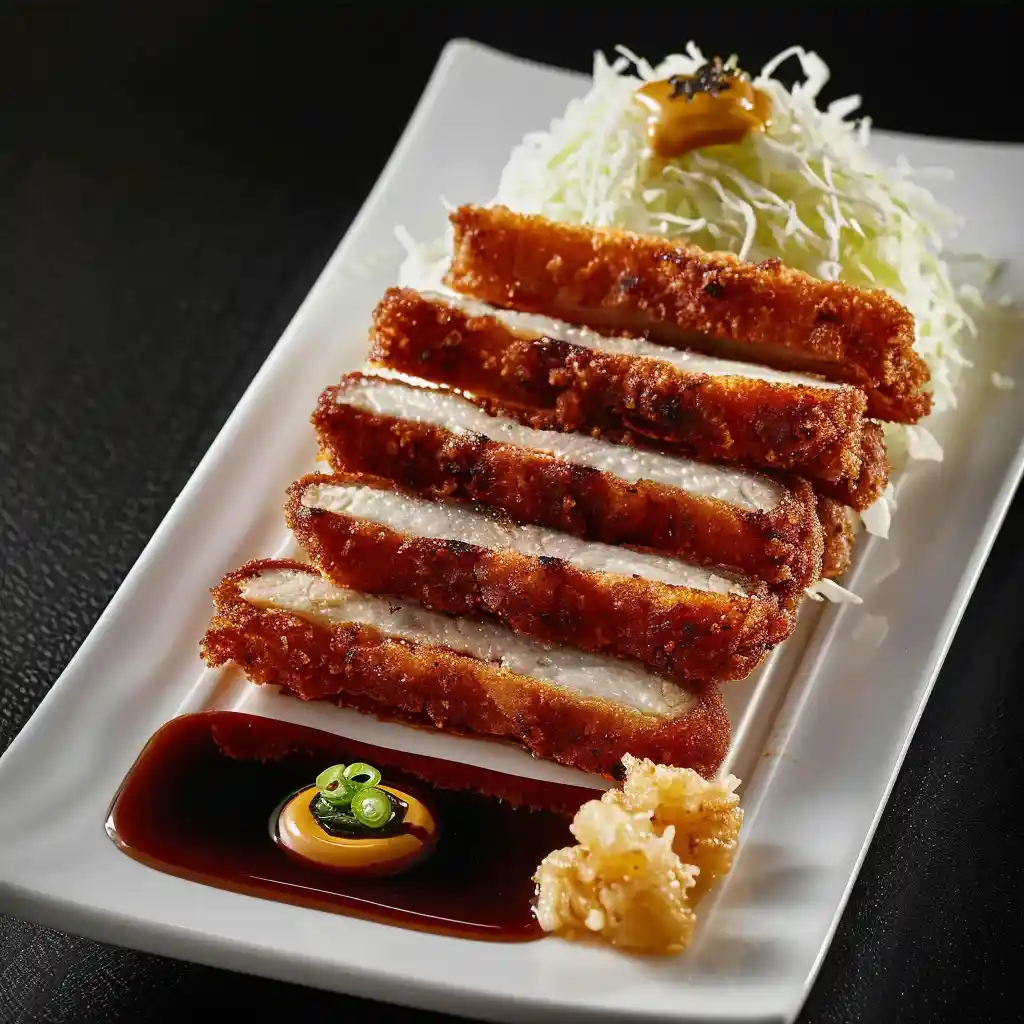 Japansk stil sprø svinekjøtt Tonkatsu